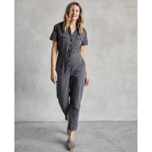 Outerknown S.E.A. Suit size XS Storm Gray Coveralls organic cotton linen utility